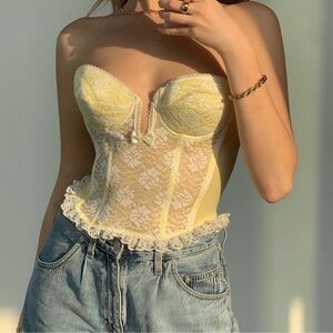 COPY - Mara Intimates yellow bustier